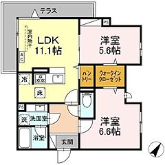 物件の間取り