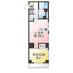 今西ハイツ 1LDKの間取図画像