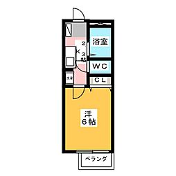 フラット・YMT 1Kの間取図画像