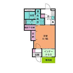 メゾン・ド・ミニヨン 1Kの間取図画像