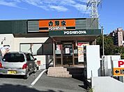 飲食店「吉野家港北ニュータウン店まで157m」