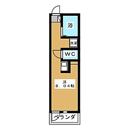 ココペリハウス1 ワンルームの間取図画像