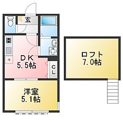 仮称)釜利谷東6丁目新築 1DKの間取図画像