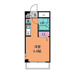 メゾンドエクセル ワンルームの間取図画像