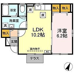 間取図画像 1LDK