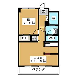 間取図画像 1LDK