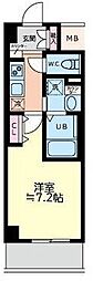 ヴェールシャルマン戸塚2 1Kの間取図画像
