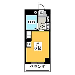 第2サンコート東戸塚 ワンルームの間取図画像