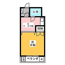 ヴィラ優  ｜ 栃木県宇都宮市塙田２丁目（賃貸マンション1K・5階・26.93㎡） その2