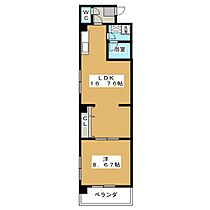 クイーンズリッチ東宿郷  ｜ 栃木県宇都宮市東宿郷４丁目（賃貸マンション1LDK・8階・51.42㎡） その2