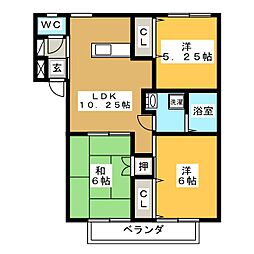 間取図画像 3LDK