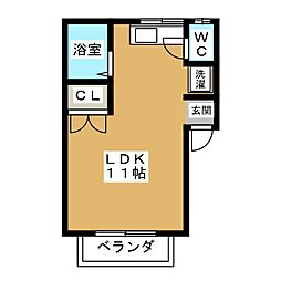間取図画像 ワンルーム