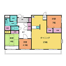 デルニエール  ｜ 栃木県宇都宮市鶴田町（賃貸マンション3LDK・2階・108.00㎡） その2