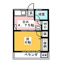 第3コーポ南木  ｜ 栃木県宇都宮市御幸ケ原町（賃貸アパート1DK・2階・24.30㎡） その2