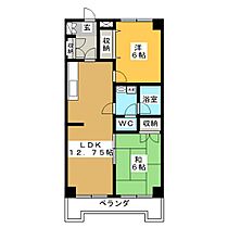 ブランルージュ元今泉  ｜ 栃木県宇都宮市元今泉３丁目（賃貸マンション2LDK・5階・52.40㎡） その2