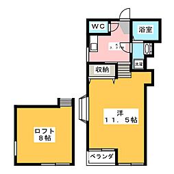 間取図画像 1K