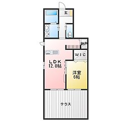 AVENIR 1LDKの間取図画像