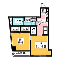 千代田シティハウス  ｜ 群馬県前橋市千代田町２丁目（賃貸マンション2K・5階・32.47㎡） その2