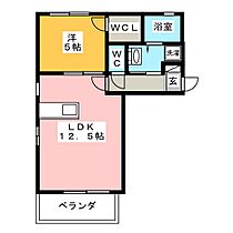 アネックスＡ  ｜ 群馬県前橋市青柳町（賃貸アパート1LDK・2階・41.56㎡） その2