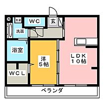 メゾンレジデンス  ｜ 群馬県高崎市飯塚町（賃貸アパート1LDK・2階・40.05㎡） その2