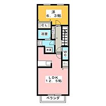 クワイエットII  ｜ 群馬県高崎市下滝町（賃貸アパート1LDK・2階・46.66㎡） その2