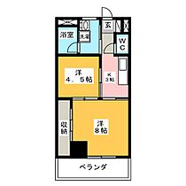 ブレーンハイム柴山  ｜ 群馬県高崎市八島町（賃貸マンション2K・8階・35.22㎡） その2