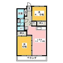 高崎ヴィレッヂ  ｜ 群馬県高崎市片岡町３丁目（賃貸マンション2LDK・5階・49.50㎡） その2