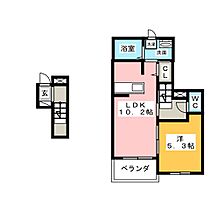 グランドール  ｜ 群馬県高崎市菅谷町（賃貸アパート1LDK・2階・42.54㎡） その2