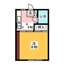 浅見ハイツ  ｜ 群馬県高崎市上並榎町（賃貸アパート1K・1階・25.14㎡） その2