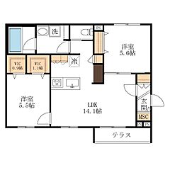 物件の間取り