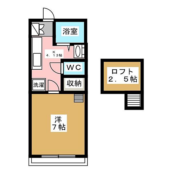 サカイノマンション ｜群馬県伊勢崎市福島町(賃貸マンション1K・2階・28.97㎡)の写真 その2