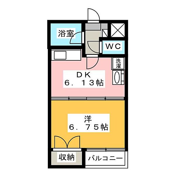 BELLCOURT松並木 ｜群馬県前橋市天川大島町(賃貸マンション1DK・5階・28.97㎡)の写真 その2