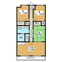 ルネスシャルマン  ｜ 群馬県伊勢崎市連取町（賃貸マンション3LDK・3階・65.00㎡） その2