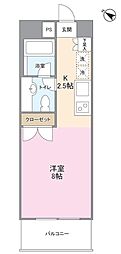 SKビル ワンルームの間取図画像