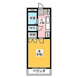 間取図画像 1K
