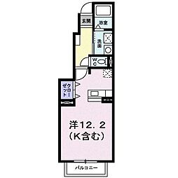 ユニフレックス1 ワンルームの間取図画像