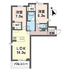 物件の間取り