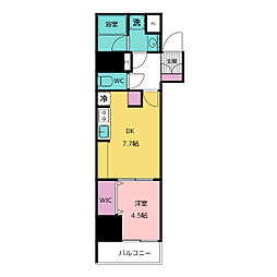 LIME RESIDENCE MACHIDA 9階1DKの間取り
