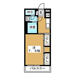 リブリ・高根NS 1Kの間取図画像