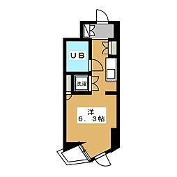 ドミトリー原町田 ワンルームの間取図画像