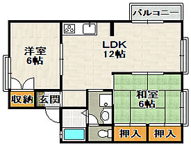 メゾンフレール 201 ｜ 兵庫県宝塚市南ひばりガ丘3丁目（賃貸アパート2LDK・2階・53.68㎡） その2