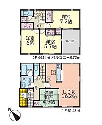 物件画像 矢吹町一本木第5　全2棟　1