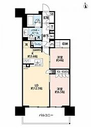 プレミスト郡山StationCross 2LDKの間取図画像