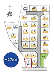 須賀川市森宿字横見根 建築条件無し売地 全27区画