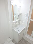 便利な独立洗面台♪　※建築中・別号室写真