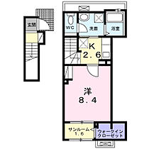 シャルモントゥIII 202 ｜ 佐賀県佐賀市神野西3丁目12番45（賃貸アパート1K・2階・36.31㎡） その2