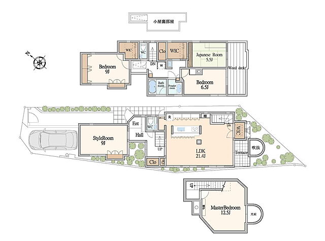 間取り 三鷹市井の頭1丁目