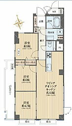 三井馬事公苑南ハイツ 3LDKの間取図画像