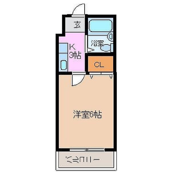 LOFT 208｜三重県四日市市西浜田町(賃貸アパート1K・2階・17.26㎡)の写真 その2