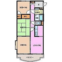 セントラルＦＵＪＩＴＡ 105 ｜ 三重県四日市市河原田町（賃貸マンション3LDK・1階・59.00㎡） その2